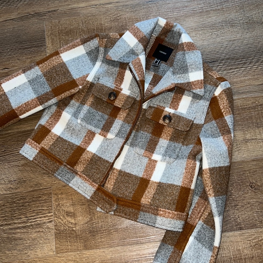 Never Worn Flannel Coat